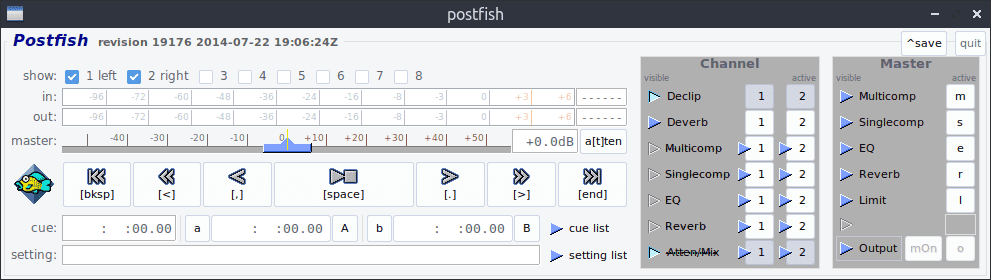 Postfish UI